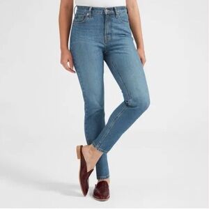 Everlane Medium Wash High Rise Skinny Jeans 27 Regular